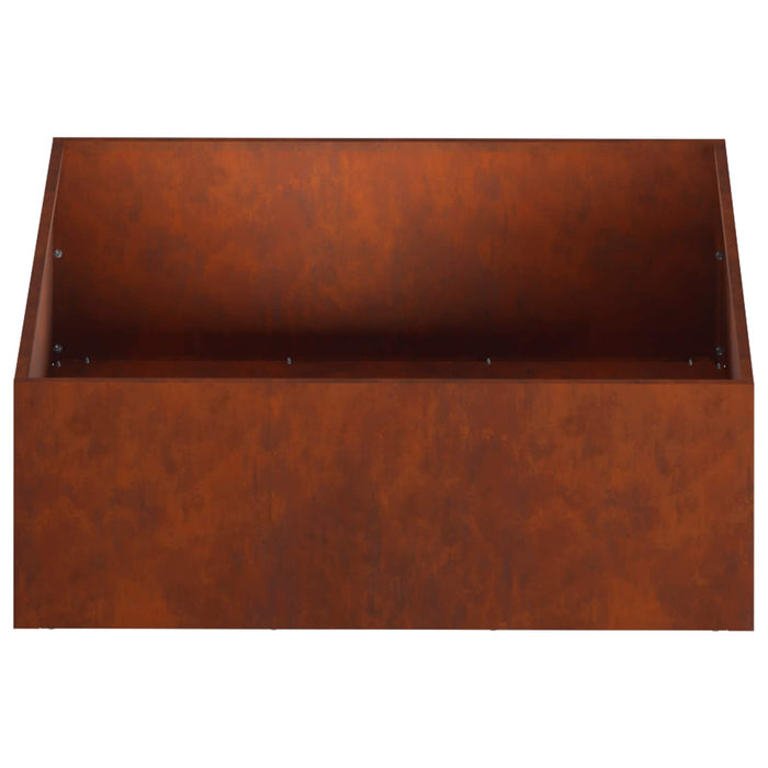 Vază pentru Grădină Ruginit 60 x 60 x 20 cm WALTI
