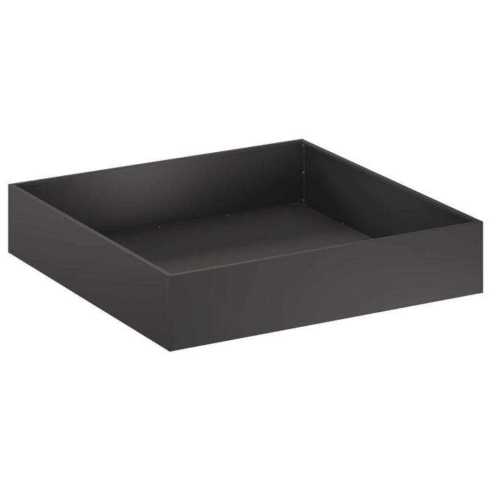 Vază pentru Grădină Negru 100 x 100 x 20 cm WALTI