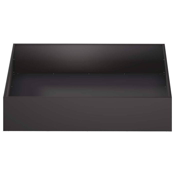 Vază pentru Grădină 2 buc. Negru 100 x 100 x 20 cm WALTI