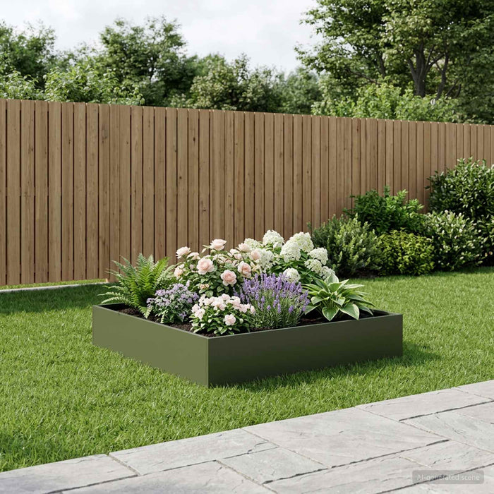Vază pentru Grădină Verde măsliniu 100 x 100 x 20 cm WALTI