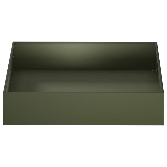 Vază pentru Grădină Verde măsliniu 100 x 100 x 20 cm WALTI