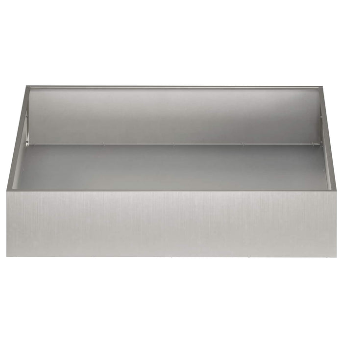 Vază pentru Grădină Argintiu 100 x 100 x 20 cm Oţel inoxidabil WALTI
