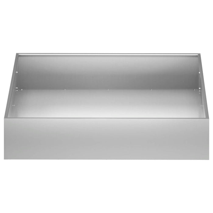 Vază pentru Grădină Argintiu 100 x 100 x 20 cm Oțel Galvanizat WALTI