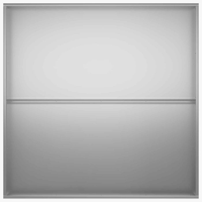 Vază pentru Grădină Argintiu 100 x 100 x 20 cm Oțel Galvanizat WALTI