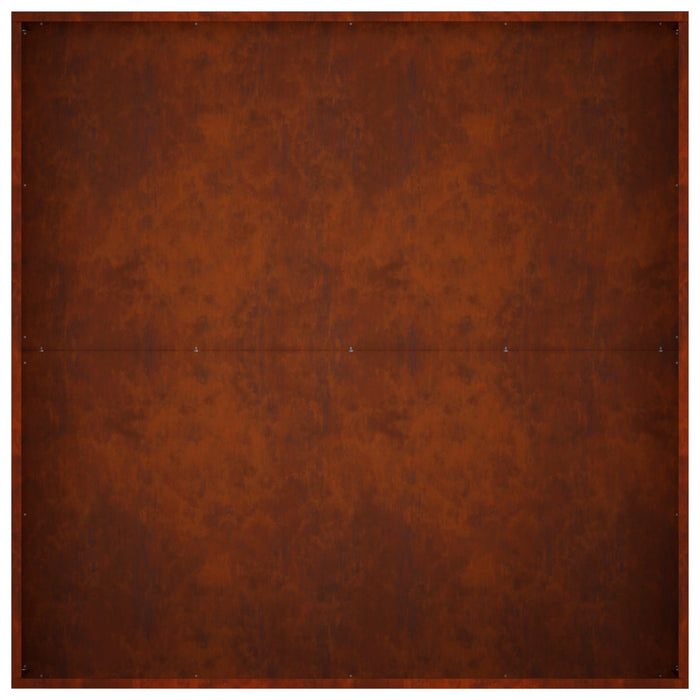 Vază pentru Grădină Ruginit 100 x 100 x 20 cm WALTI