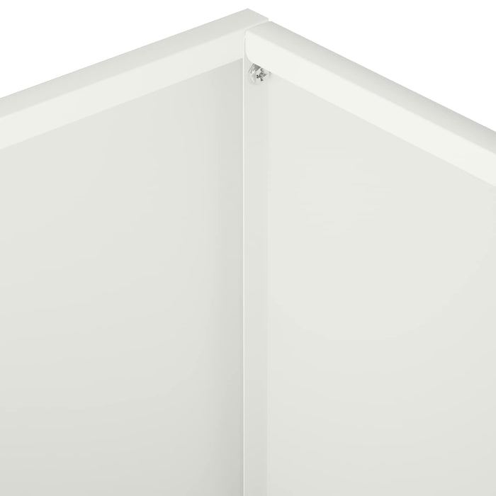 Vază pentru Grădină Alb 40 x 40 x 30 cm Oțel laminat la rece WALTI