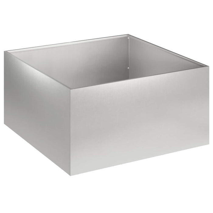 Vază pentru Grădină Argintiu 40 x 40 x 30 cm Oţel inoxidabil WALTI