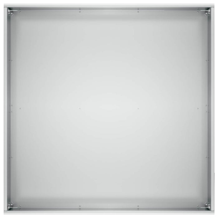 Vază pentru Grădină 2 buc. Argintiu 40 x 40 x 30 cm WALTI
