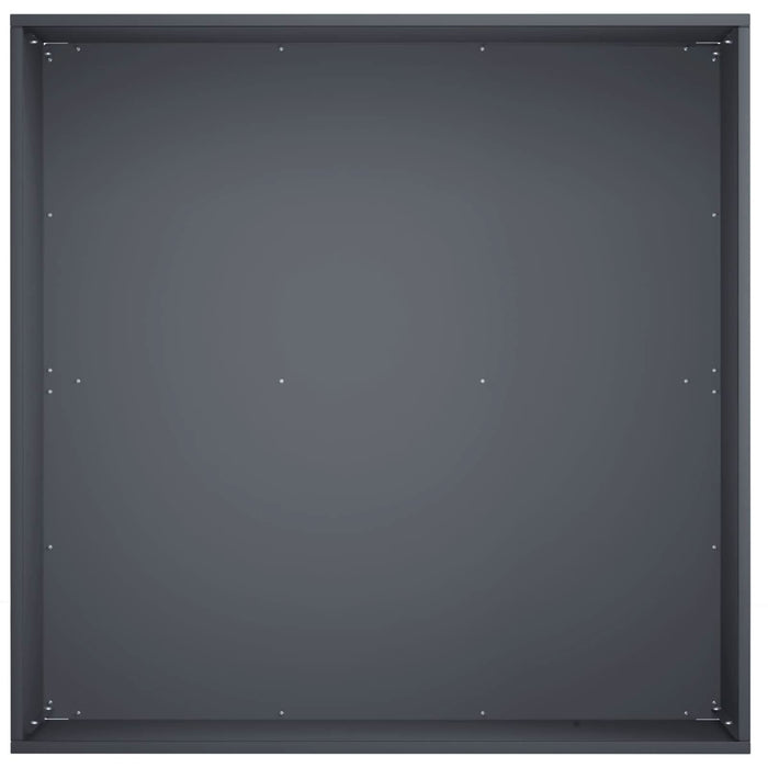Vază pentru Grădină Antracit 60 x 60 x 30 cm WALTI