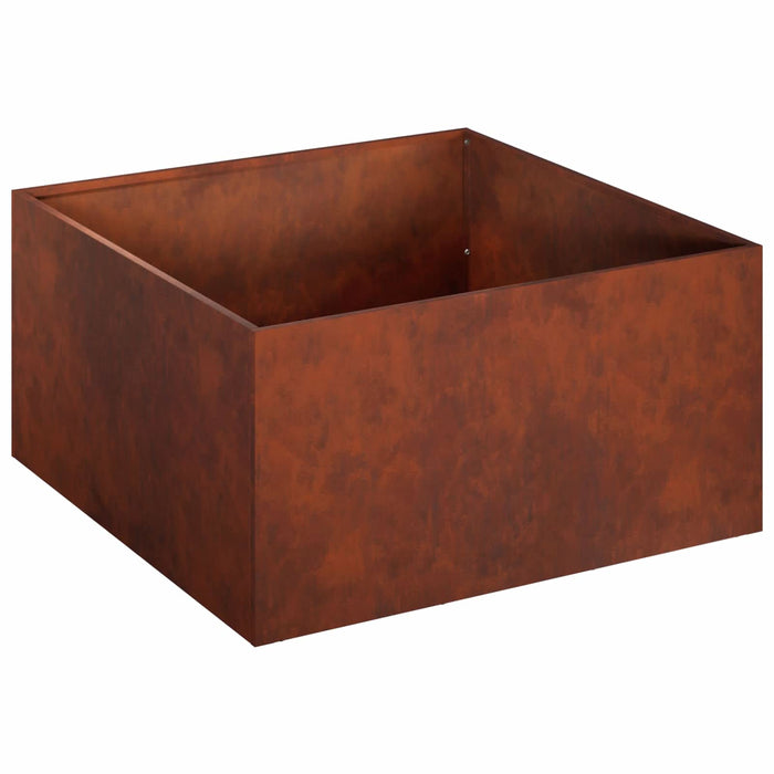 Vază pentru Grădină 2 buc. Ruginit 60 x 60 x 30 cm WALTI
