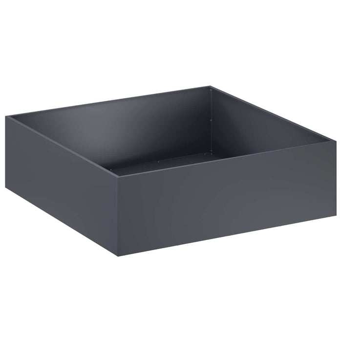 Vază pentru Grădină Antracit 100 x 100 x 30 cm WALTI
