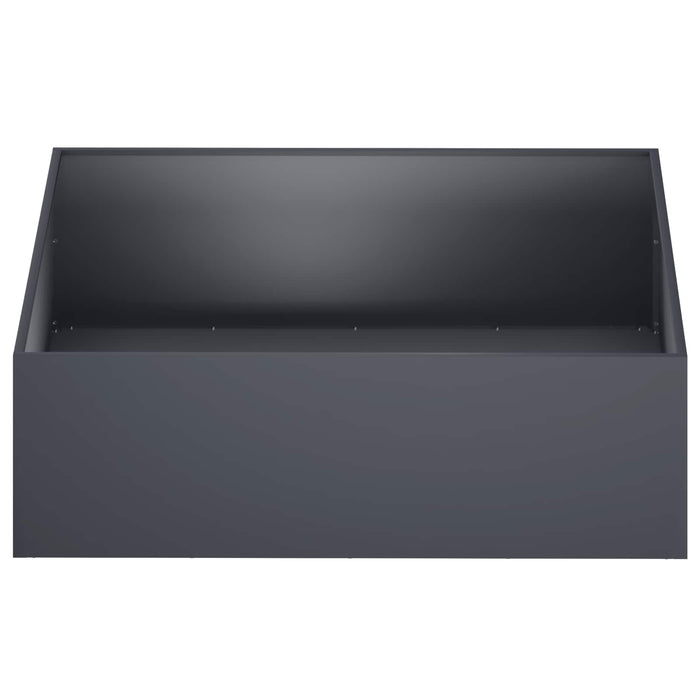 Vază pentru Grădină 2 buc. Antracit 100 x 100 x 30 cm WALTI