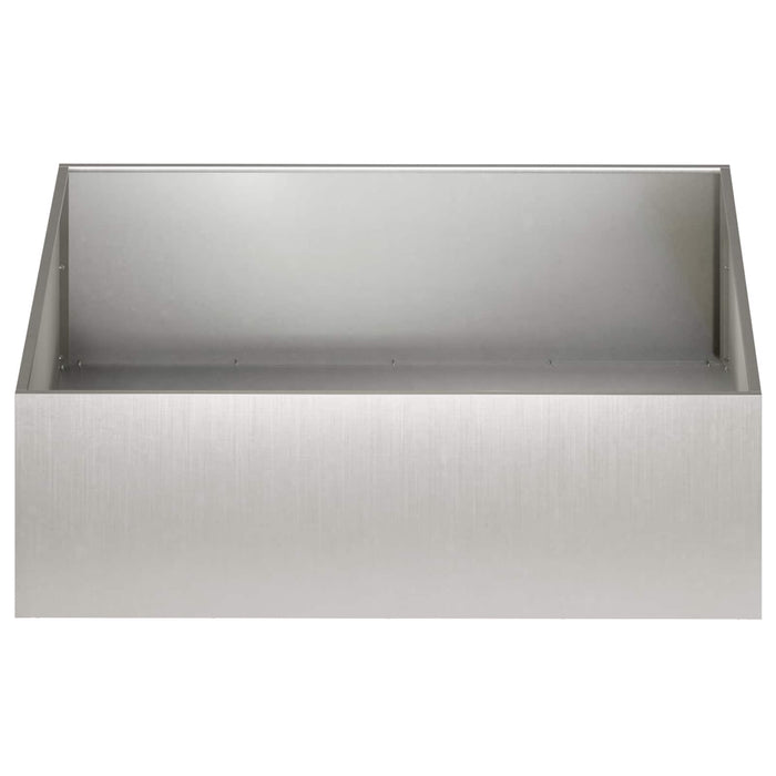 Vază pentru Grădină Argintiu 100 x 100 x 30 cm Oţel inoxidabil WALTI