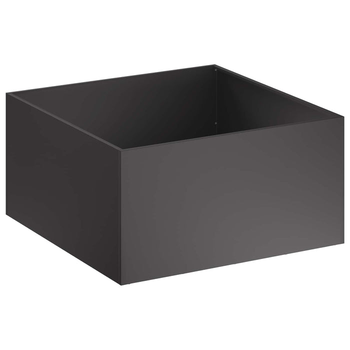 Vază pentru Grădină 2 buc. Negru 60 x 60 x 40 cm WALTI