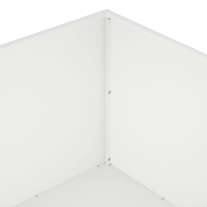 Vază pentru Grădină 2 buc. Alb 60 x 60 x 40 cm - WALTI WALTI