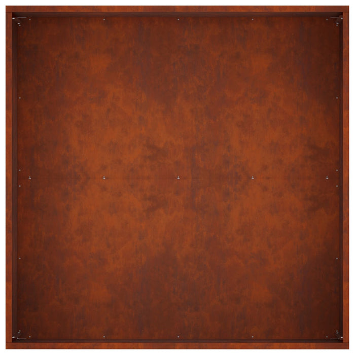 Vază pentru Grădină 2 buc. Ruginit 80 x 80 x 40 cm WALTI