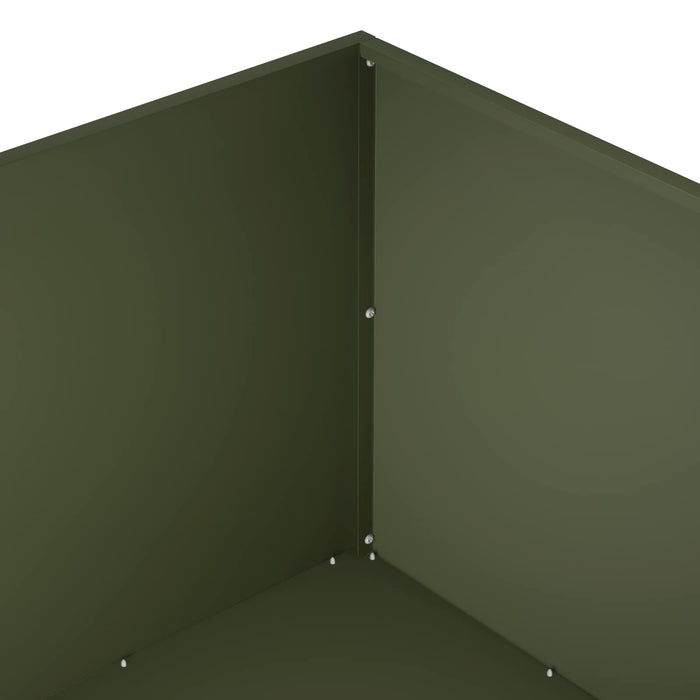 Vază pentru Grădină Verde măsliniu 100 x 100 x 40 cm WALTI