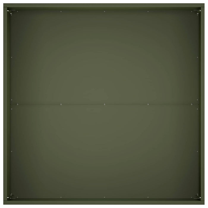 Vază pentru Grădină Verde măsliniu 100 x 100 x 40 cm WALTI