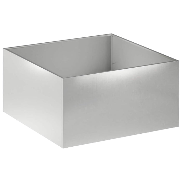 Vază pentru Grădină Argintiu 100 x 100 x 40 cm Oţel inoxidabil WALTI