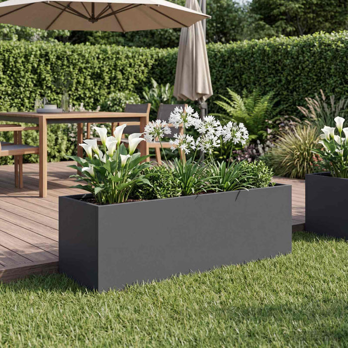 Vază pentru Grădină Antracit 40 x 20 x 20 cm - WALTI WALTI