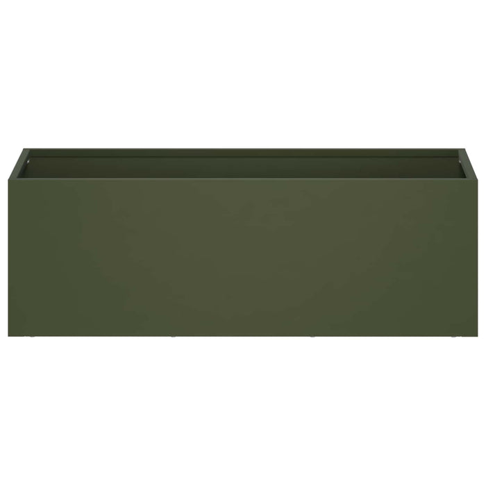 Vază pentru Grădină Verde măsliniu 40 x 20 x 20 cm - WALTI WALTI