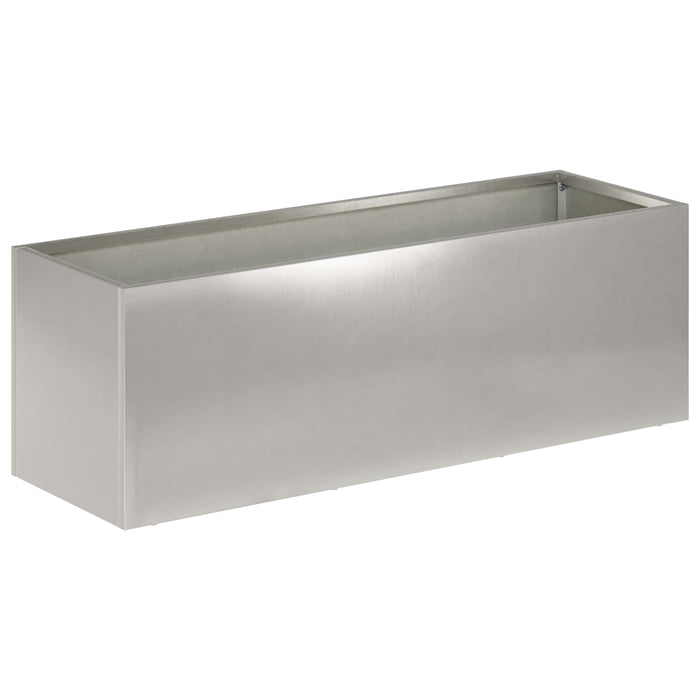 Vază pentru Grădină Argintiu 60 x 20 x 20 cm Oţel inoxidabil WALTI