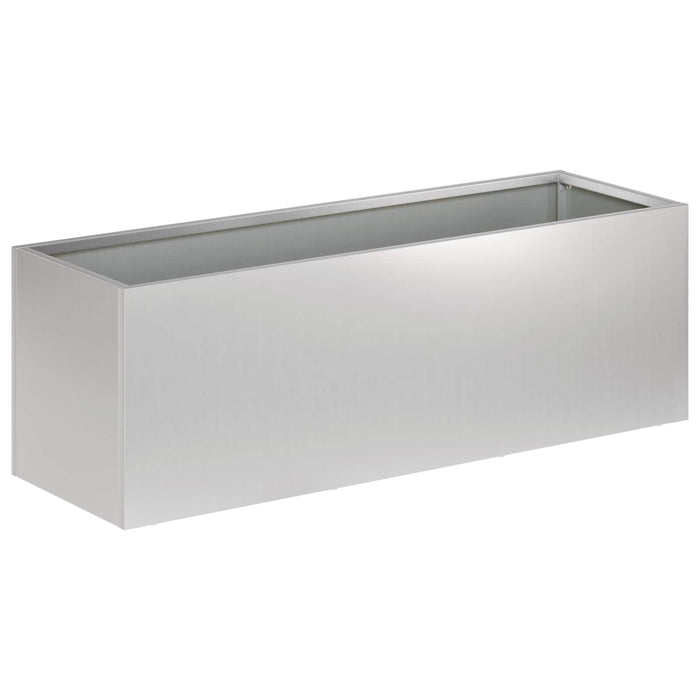 Vază pentru Grădină Argintiu 60 x 20 x 20 cm Oțel Galvanizat WALTI