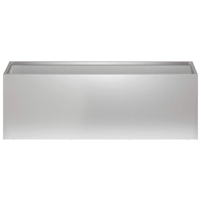 Vază pentru Grădină Argintiu 60 x 20 x 20 cm Oțel Galvanizat WALTI