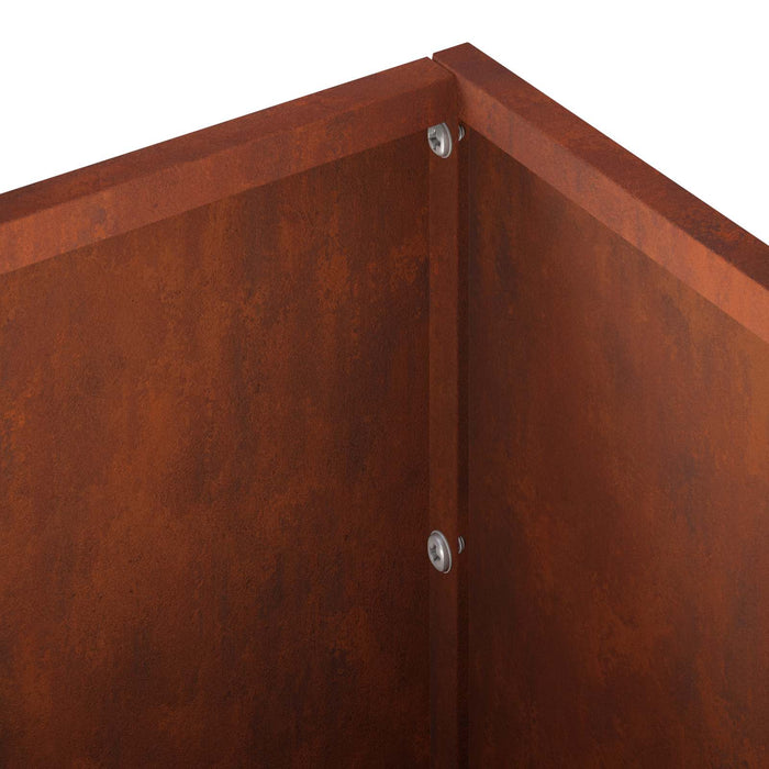 Vază pentru Grădină 2 buc. Ruginit 60 x 20 x 20 cm - WALTI WALTI
