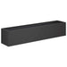 Vază pentru Grădină Negru 80 x 20 x 20 cm Oțel laminat la rece - WALTI WALTI