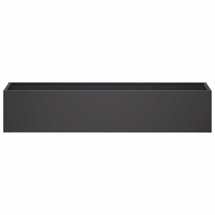 Vază pentru Grădină 2 buc. Negru 100 x 20 x 20 cm WALTI