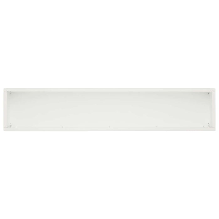 Vază pentru Grădină Alb 100 x 20 x 20 cm Oțel laminat la rece - WALTI WALTI