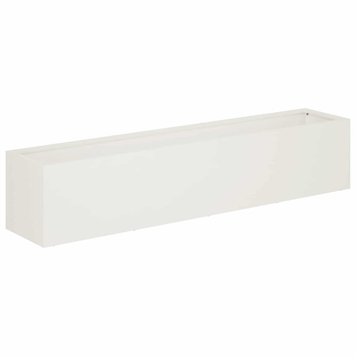 Vază pentru Grădină 2 buc. Alb 100 x 20 x 20 cm - WALTI WALTI