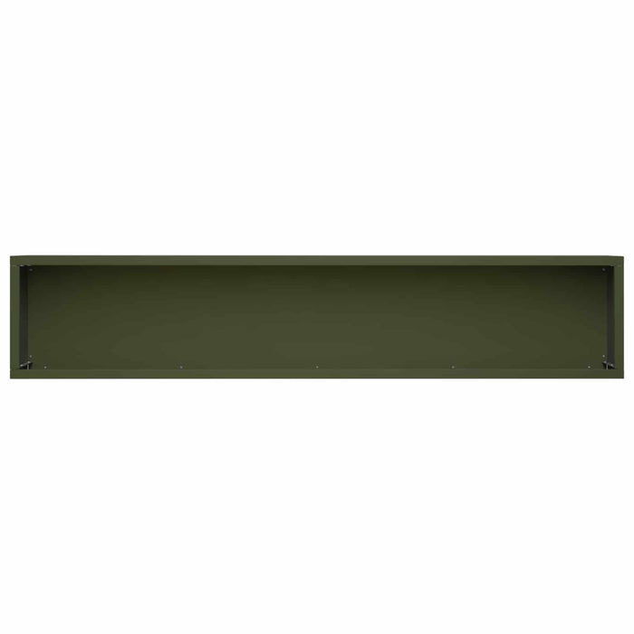 Vază pentru Grădină 2 buc. Verde măsliniu 100 x 20 x 20 cm WALTI