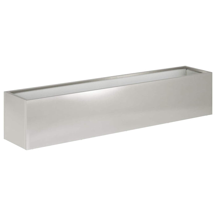 Vază pentru Grădină Argintiu 100 x 20 x 20 cm Oţel inoxidabil WALTI