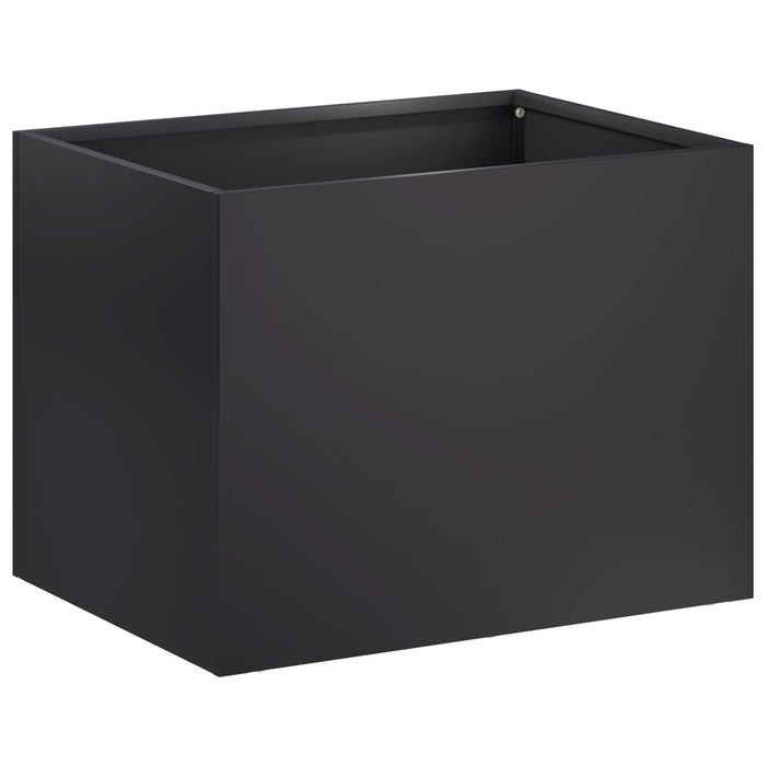 Vază pentru Grădină 2 buc. Negru 40 x 30 x 30 cm WALTI