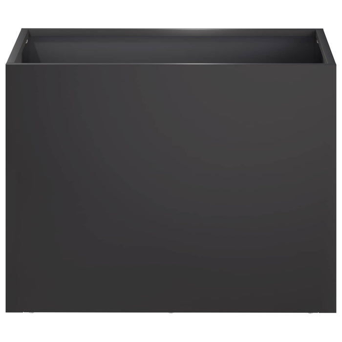 Vază pentru Grădină 2 buc. Negru 40 x 30 x 30 cm WALTI