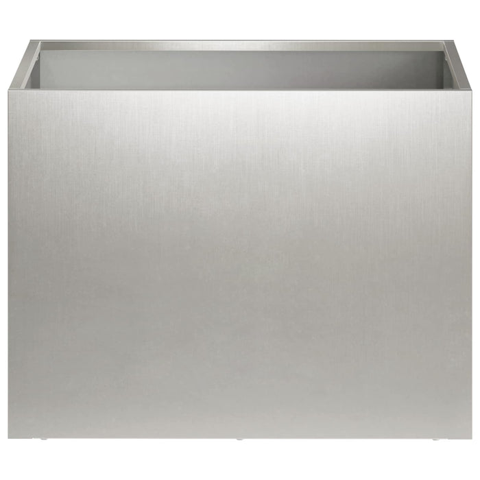 Vază pentru Grădină Argintiu 40 x 30 x 30 cm Oţel inoxidabil - WALTI WALTI