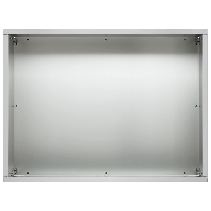 Vază pentru Grădină Argintiu 40 x 30 x 30 cm Oțel Galvanizat - WALTI WALTI