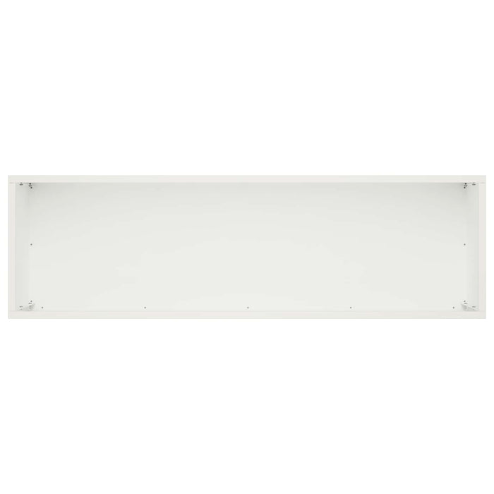 Vază pentru Grădină Alb 80 x 30 x 30 cm Oțel laminat la rece - WALTI WALTI