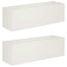 Vază pentru Grădină 2 buc. Alb 80 x 30 x 30 cm - WALTI WALTI