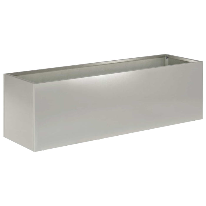 Vază pentru Grădină Argintiu 80 x 30 x 30 cm Oţel inoxidabil WALTI