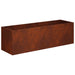 Vază pentru Grădină 2 buc. Ruginit 80 x 30 x 30 cm - WALTI WALTI