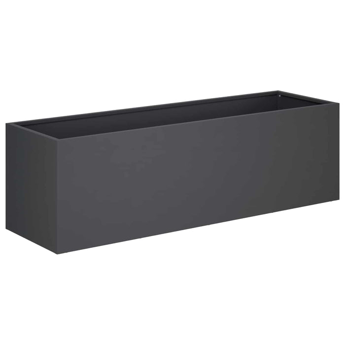 Vază pentru Grădină 2 buc. Antracit 100 x 30 x 30 cm WALTI