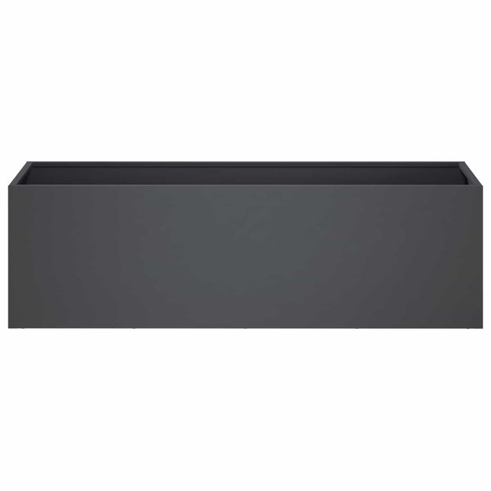 Vază pentru Grădină 2 buc. Antracit 100 x 30 x 30 cm WALTI