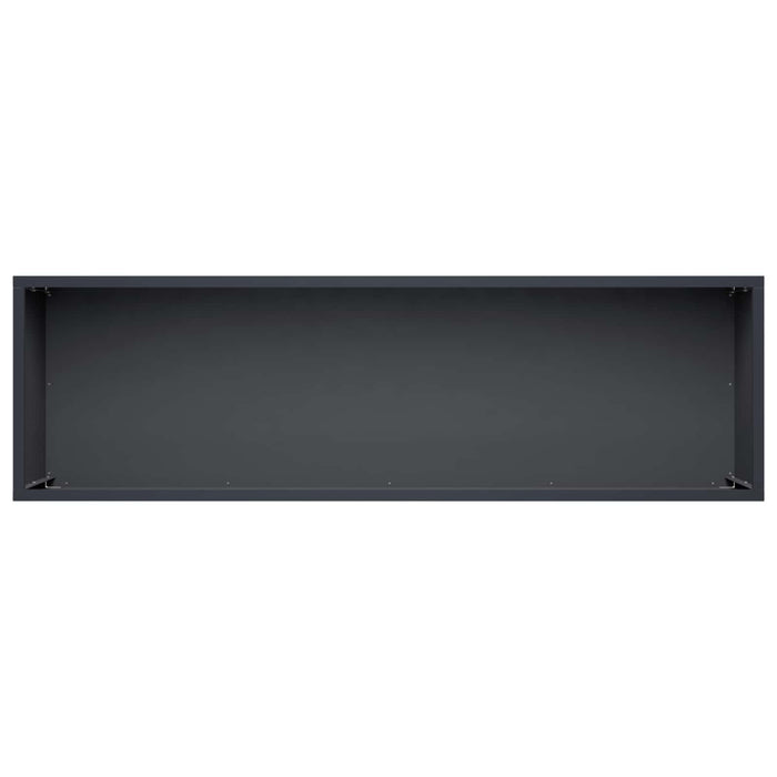 Vază pentru Grădină 2 buc. Antracit 100 x 30 x 30 cm WALTI