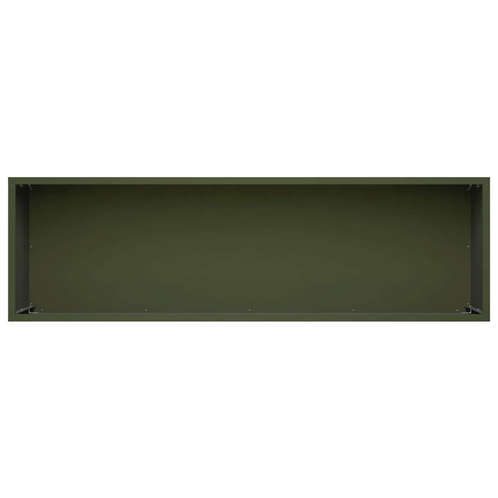 Vază pentru Grădină Verde măsliniu 100 x 30 x 30 cm WALTI