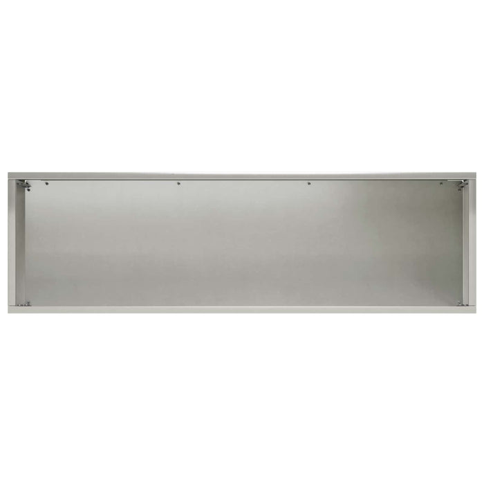 Vază pentru Grădină 2 buc. Argintiu 100 x 30 x 30 cm - WALTI WALTI