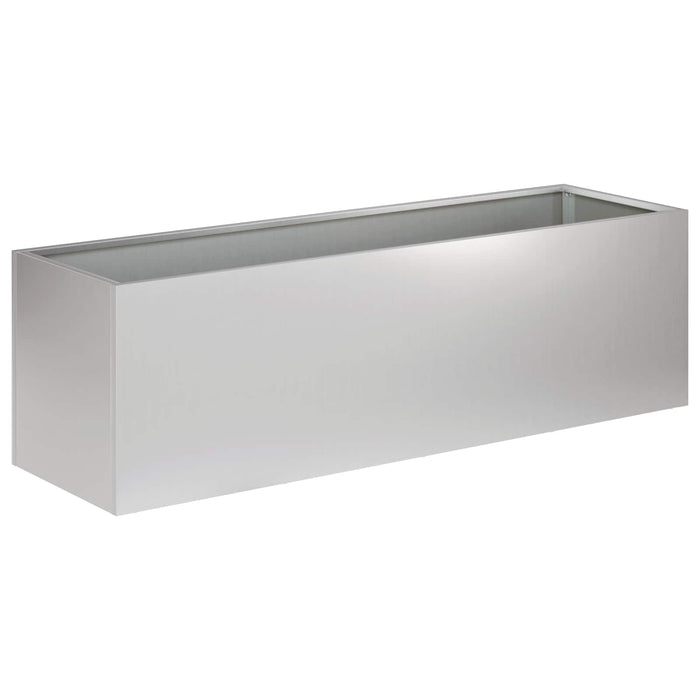 Vază pentru Grădină Argintiu 100 x 30 x 30 cm Oțel Galvanizat - WALTI WALTI