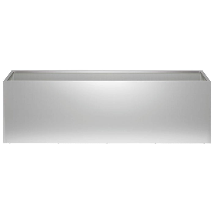 Vază pentru Grădină 2 buc. Argintiu 100 x 30 x 30 cm WALTI